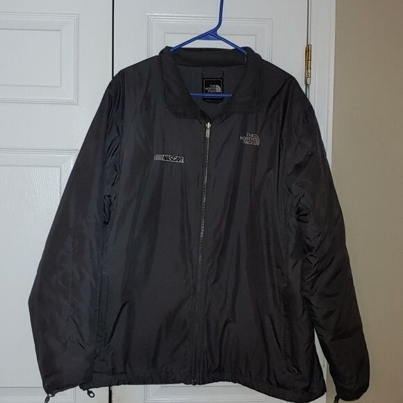The North Face gray Nascar emboidered logo jacket Sz XL - Picture 1 of 7